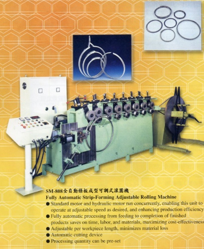 Fully Automatic Strip-Forming Adjustable Rolling Machine