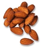 Natural almonds