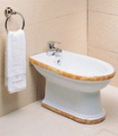 Bidet With Decorative Strip