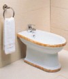 Bidet With Decorative Strip