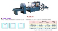 FULLY AUTOMATIC DOUBLE DECKER 6 LINES T-SHIRT BAG MAKING MACHINE WITH DIE CUTTER