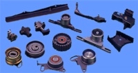CHAIN TENSIONERS, CHAIN GUIDES, BELT TENSIONERS, IDLER