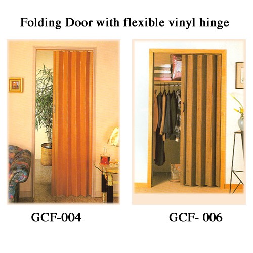 Folding Door with flexible vinyl hinge