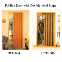 Folding Door with flexible vinyl hinge