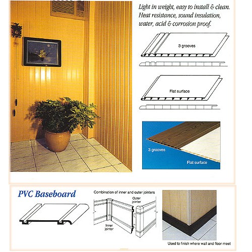 PVC壁及天花板