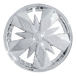 ABS WHEEL COVER, CHROME, SILVER
