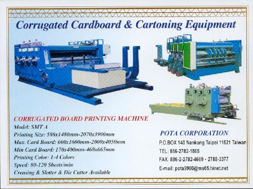 Carton making machine