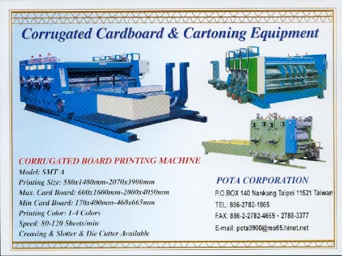 Carton making machine Carton making machine