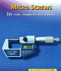MICRO SCREWS IN STEEL, STAINLESS STEEL & BRASS