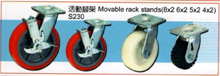 Movable rack stands