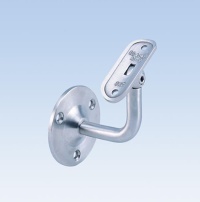 HANDRAIL SUPPORT RADIUSED AND ANGLE ADJUSTABLE