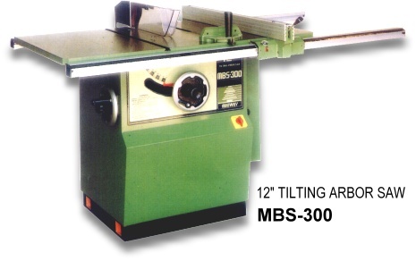 MBS-300 12” Tilting Arbor Saw