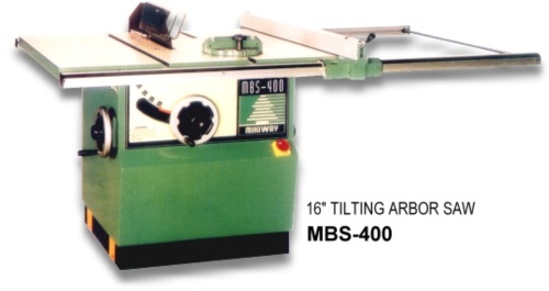 MBS-400 16” Tilting Arbor Saw MBS-400 16” Tilting Arbor Saw