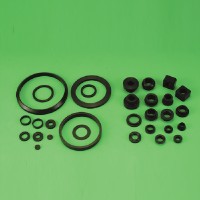 Rubber washers and bearing covers