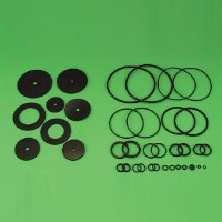 Rubber washers and bearing covers