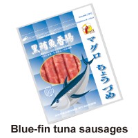 Blue-fin tuna sausages