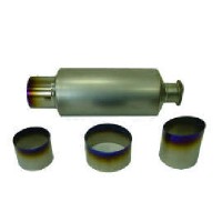Titanium muffler and tailpipe Titanium muffler and tailpipe