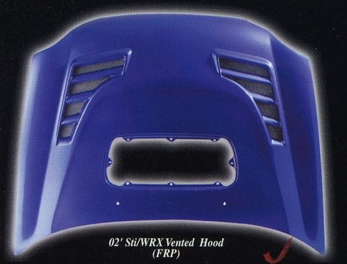 Sti/ WRX Vented Hood (FRP)
