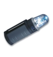 Survival strobe with LED flashlight