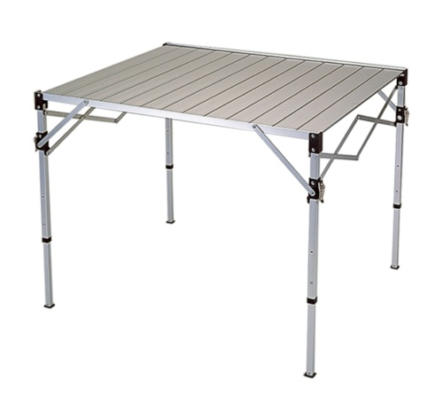 Aluminum Folding Table, Picnic Table, Metal Tubular Outdoor Furniture, Camping Equipment