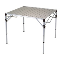 Aluminum Folding Table, Picnic Table, Metal Tubular Outdoor Furniture, Camping Equipment