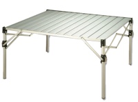 Aluminum Folding Table, Picnic Table, Metal Tubular Outdoor Furniture, Camping Equipment