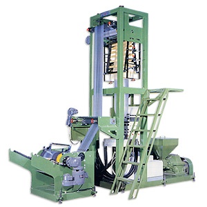 HDPE / LDPE / LLDPE High speed mini type inflation machine LC-HB series