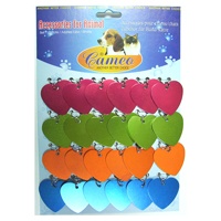 Aluminium I.D Tag / Colored (heart) Aluminium I.D Tag / Colored (heart)