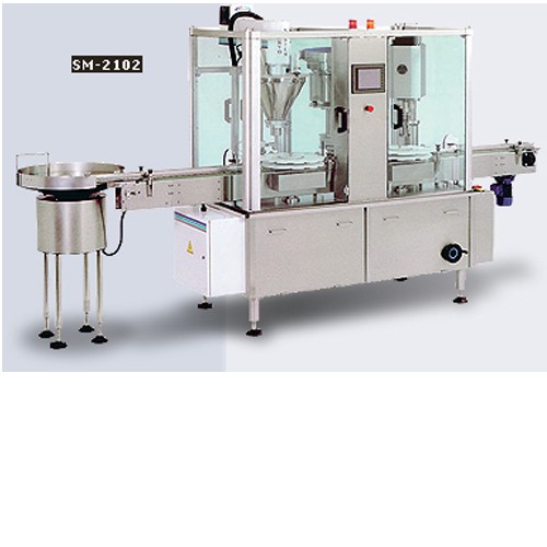Automatic Powder Filling and Cap Sealing Machine Automatic Powder Filling and Cap Sealing Machine
