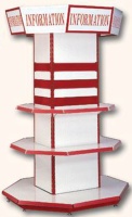 Column Base Display Rack