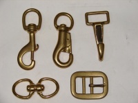 SOLID BRASS HOOK AND BUCKLE