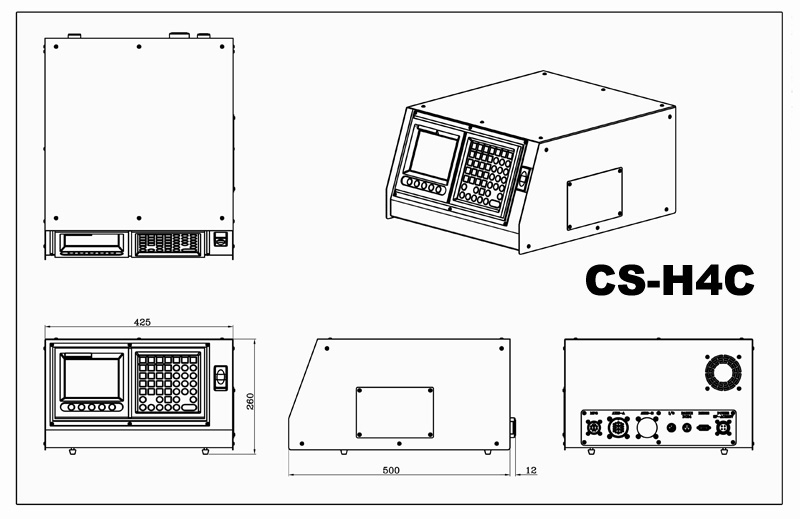 外觀尺寸圖_CS-H4C